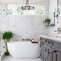 Chevron Pattern Flooring in Bathrooms: Trends and Ideas