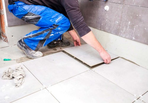 Laying Flooring in a Bathroom