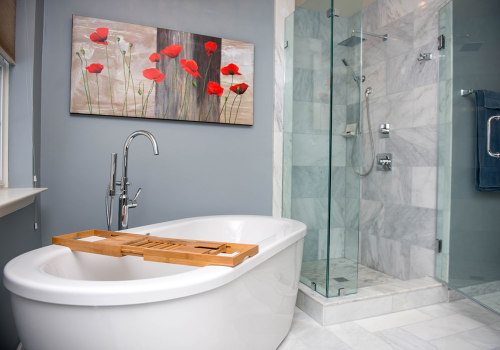 Gray and White Color Combinations for Bathrooms