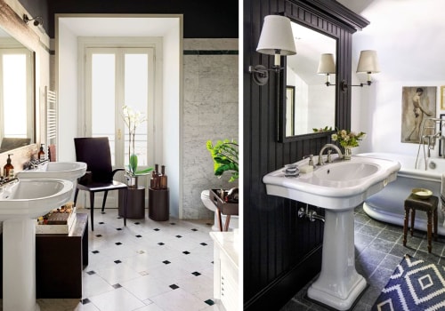 Black and White Color Schemes for Minimalist Bathroom Design